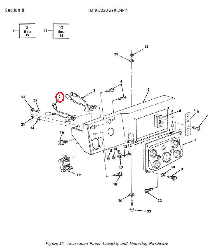 HMMWV Light Emitting Diode Wait To Start Lamp